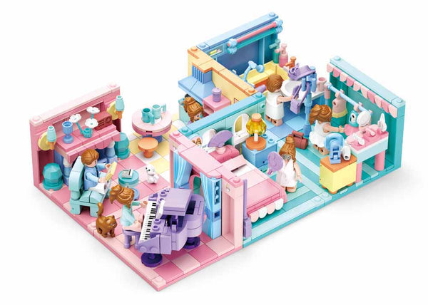 Girl's Mini House sets - 868 Pieces - M38-B0757