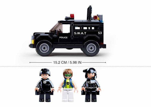 Police 4x4 Swat SUV Police Truck - M38-B0653