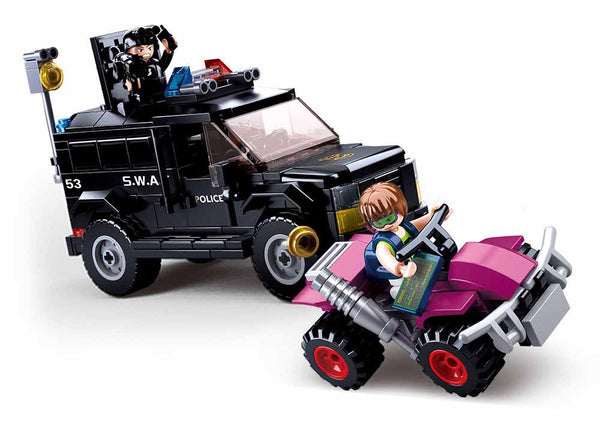 Police 4x4 Swat SUV Police Truck - M38-B0653