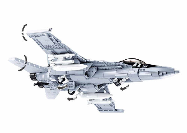 F-18 Hornet - US Fighter Jet - Bumblebee - 682 Pieces - M38-B0928