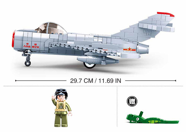 MIG-17 Russian Fighter Jet - 583 Pieces - M38-B0983