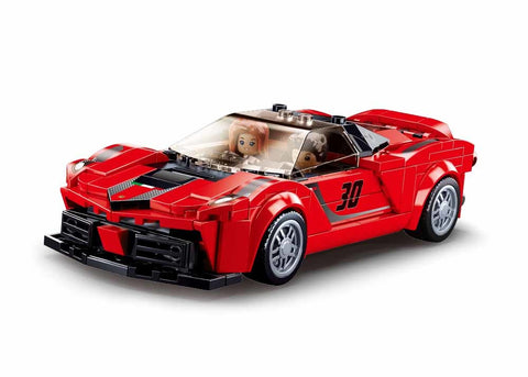 Italian Premium Red Sports Car  - M38-B0955