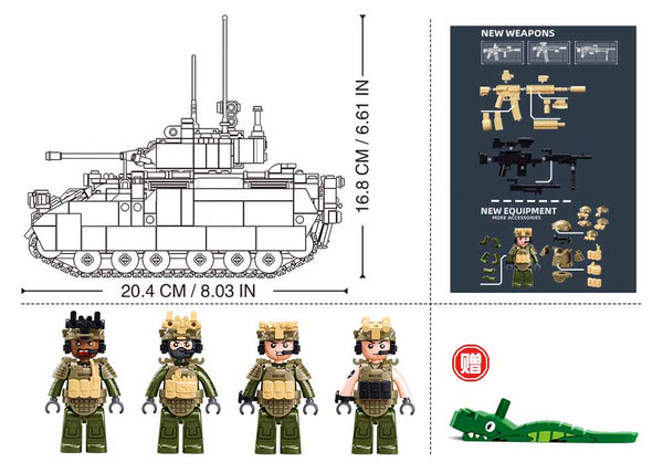 M3A3 Bradley US Advance Light Tank - Sluban B1363