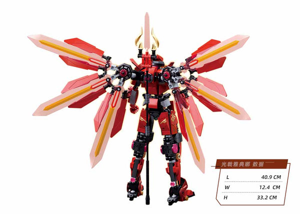 Mech Warrior - Red Warrior B1152