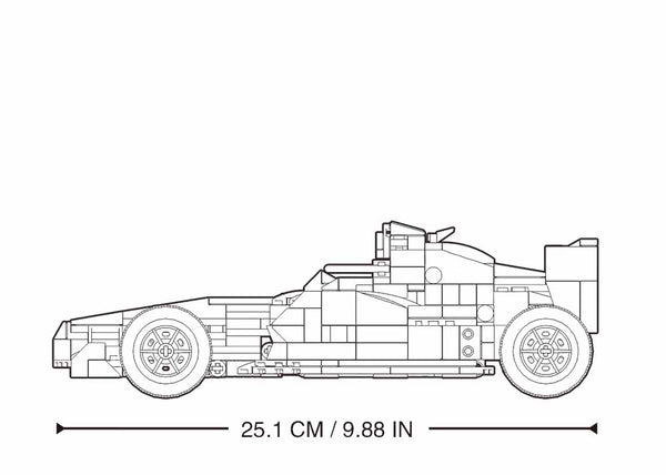 Racing Team RC Race Car -221 Pieces - M38-B1023