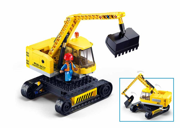 Sluban Construction Digger - B1196