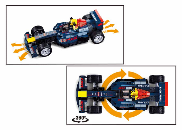Racing Team RC Race Car -221 Pieces - M38-B1023