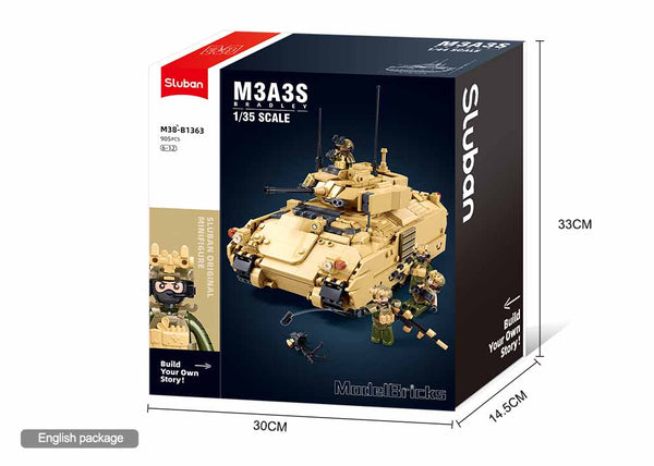 M3A3 Bradley US Advance Light Tank - Sluban B1363