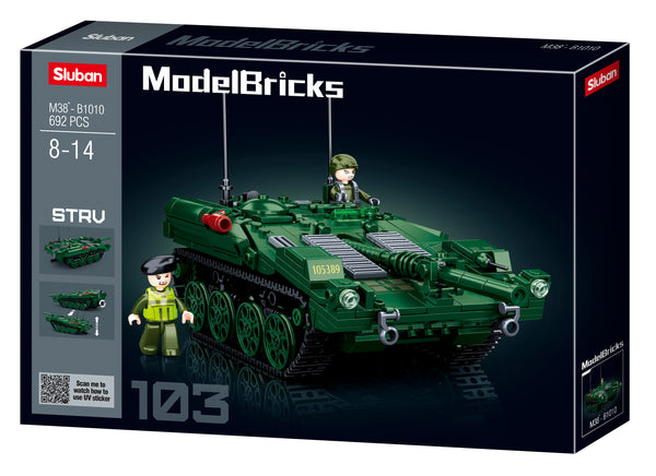 Swedish STRV103 - Modern Main Battle Tank M38-B1010 - 692 Pcs