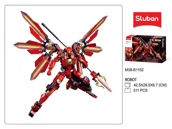 Mech Warrior - Red Warrior B1152