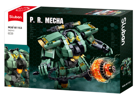 Mech Warrior -Green Warrior B1153