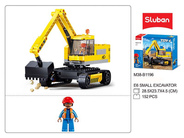 Sluban Construction Digger - B1196