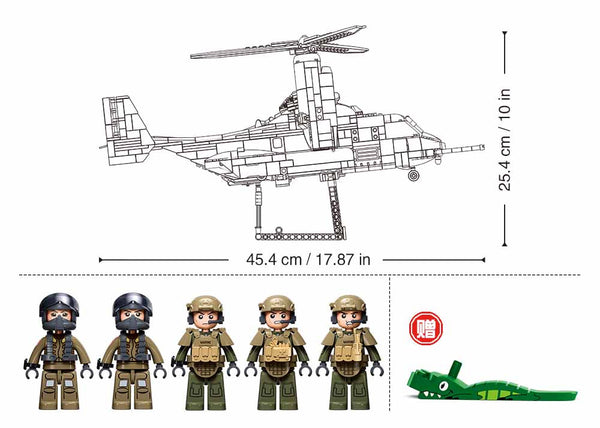 MV-22 OSPREY Helicopter M38-B1537