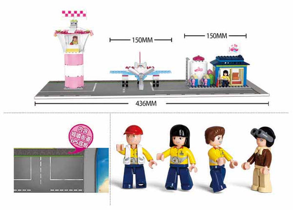 Girls Set Mini Airport M38-B0608