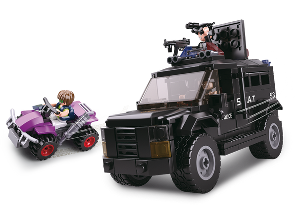 Police 4x4 Swat SUV Police Truck - M38-B0653