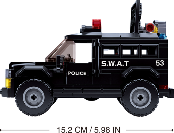 Police 4x4 Swat SUV Police Truck - M38-B0653