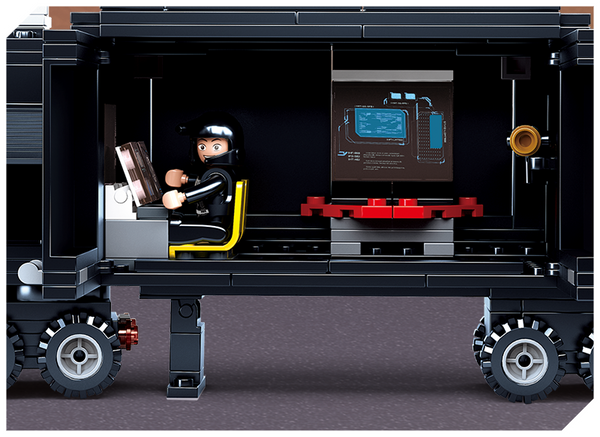 Police Swat Team Command Truck and Helicopter B0659 - 540 Pcs