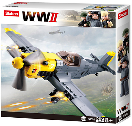 WWII German BF-109 Fighter 289 Pcs - M38-B0692