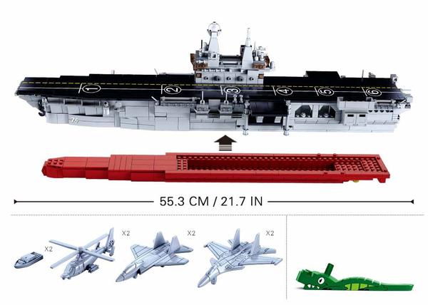 1:450 Scale Large Assault Aircraft Carrier M38-B0699