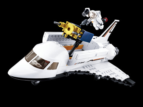 Space Shuttle and Satellite M38-B0736