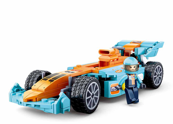 Racing Team Large Scale Race Car -221 Pieces - M38-B0763