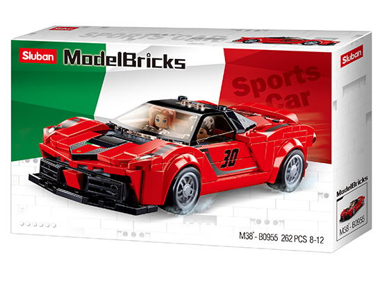 Italian Premium Red Sports Car - M38-B0955