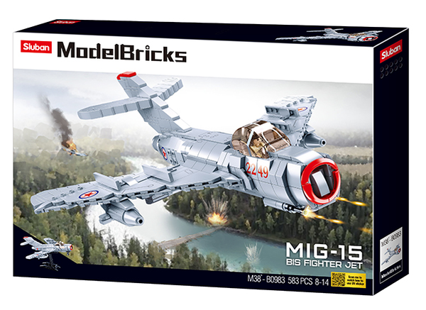 MIG-17 Russian Fighter Jet - 583 Pieces - M38-B0983