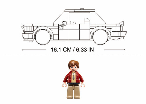Classic 80’s Sports Car (M38-B1126) 277 PCS