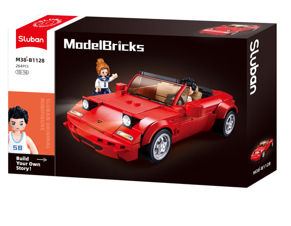 Classic 80’s Sports Car (M38-B1128) 264 PCS