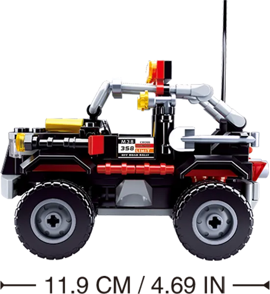 Sluban Off Road Car Club - 4x4 Car Series M38-B0663D