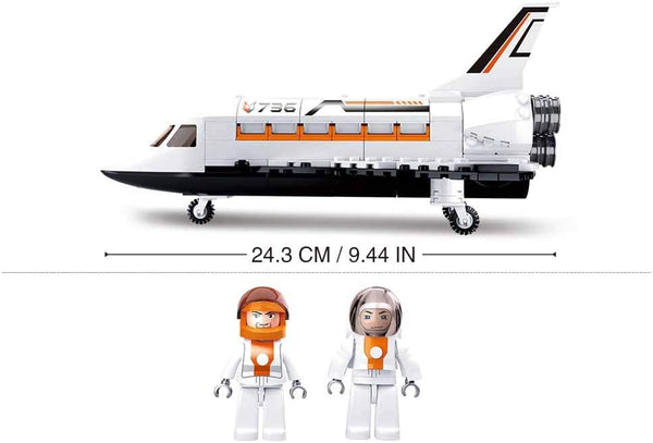 Space Shuttle and Satellite M38-B0736