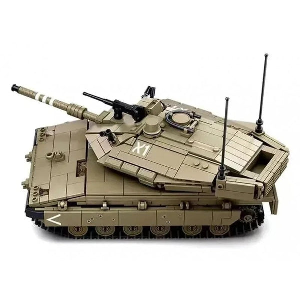 Large Merkava MK4 Modern Battle Tank M38-B1022 - 937 Pieces Remote Control