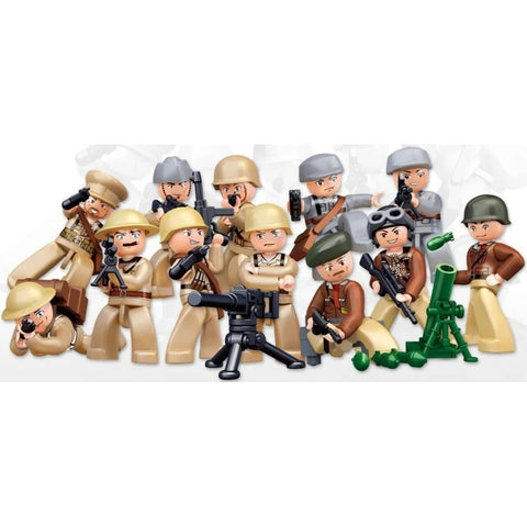 WWII - Individual Mini Figure in sealed bag M38-B0581
