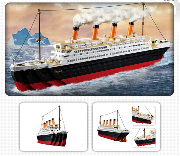 LARGE SCALE TITANIC MODEL KIT M38-B0577 (65CM LONG) - 1012 PCS