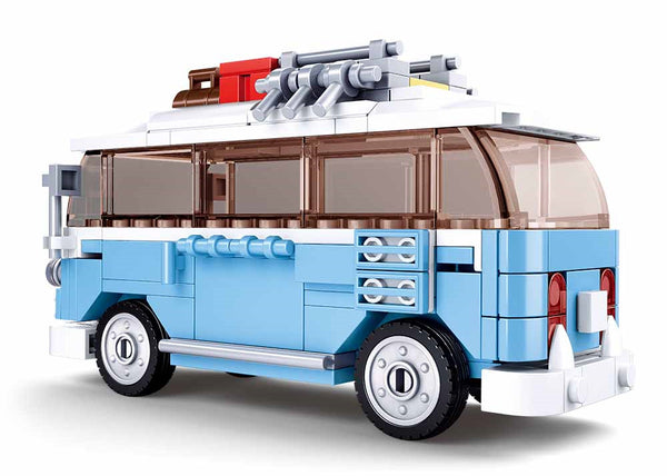Sluban VW Mini Combi Van - Surfer Van Bus - 227 Pieces - ( M38-B0707 )