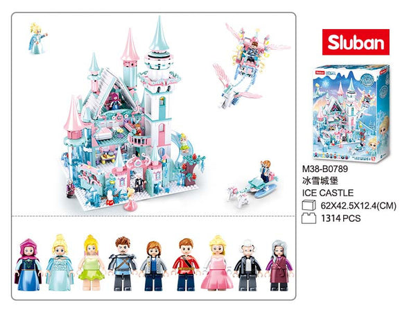 Sluban Fairy Tale Castle Adventure Winter Castle - 1324 Psc - M38-B0789