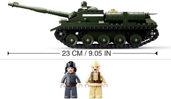 Sluban WW2 SU-85 Tank Destroyer Set - 347 Piece - M38-B0687