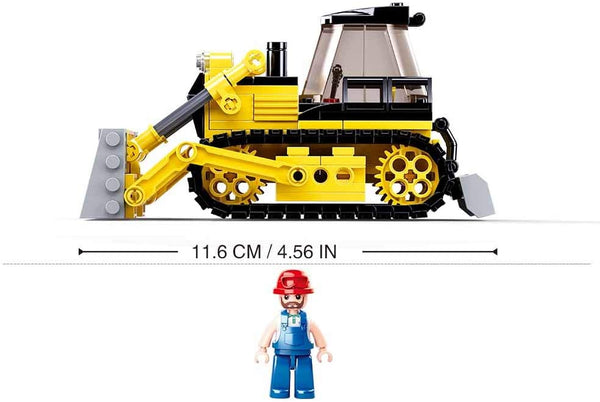 Bulldozer Construction Vehicle - 231 Pieces - M38-B0802