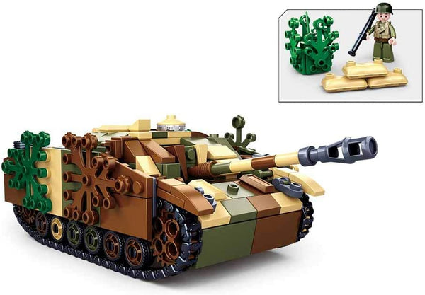 WWII STUG III German Armoured Battle Tank - 524 Pieces - M38-B0858