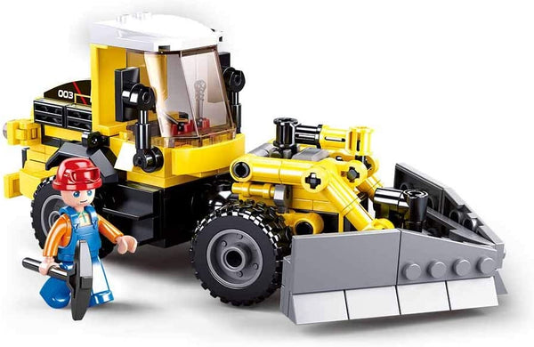 New Forklift / Bulldozer (2 in 1 Set ) - 200 Pieces - M38-B0803