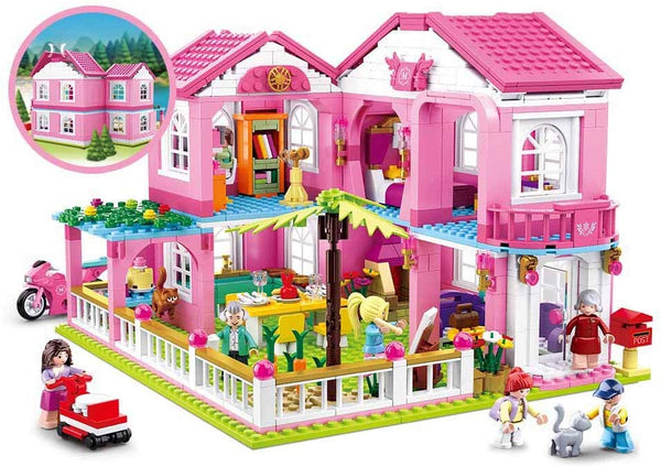 Girl's Dream Large Mansion house - 896 Pieces - M38-B0721