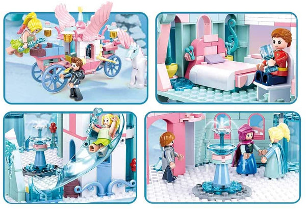 Sluban Fairy Tale Castle Adventure Winter Castle - 1324 Psc - M38-B0789