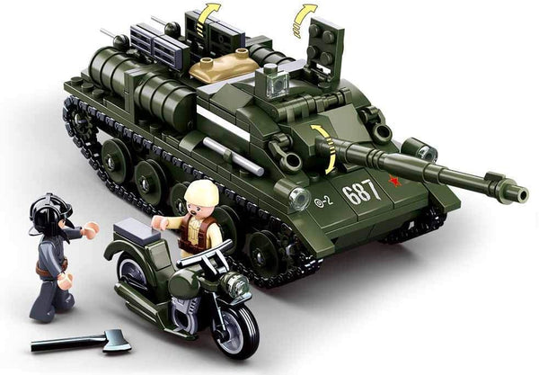 Sluban WW2 SU-85 Tank Destroyer Set - 347 Piece - M38-B0687