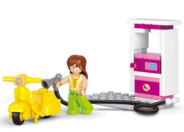 Girl's Dream Gas Station (Small Set) M38-B0518