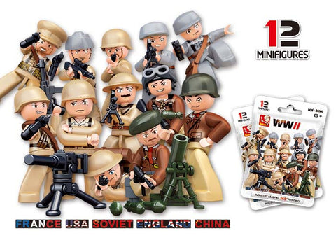 WWII mini figure - 1 blister pack-M38-B0581A