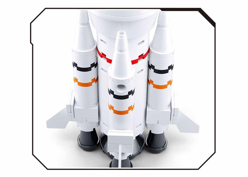 Sluban Set Spaziale: Razzo Saturno 468 Pezzi - Mattoncini Compatibili LEGO, Idea Regalo Bambini - 2