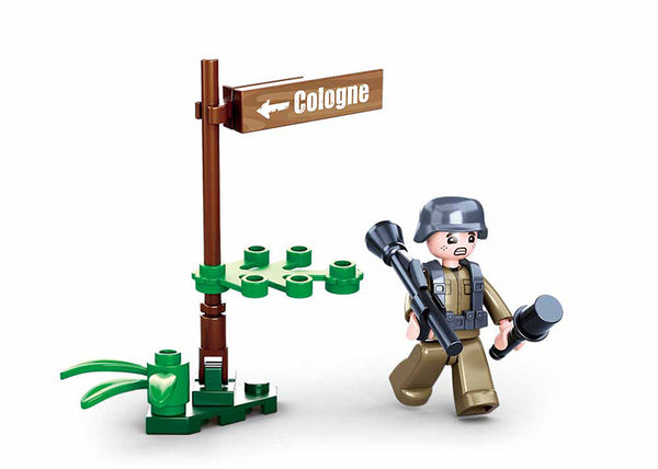 WW2 M5 Stuart Light Tank - 344 Pcs, -Sluban Set M38-B0856