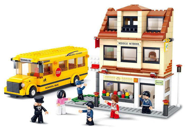 School Bus and School House