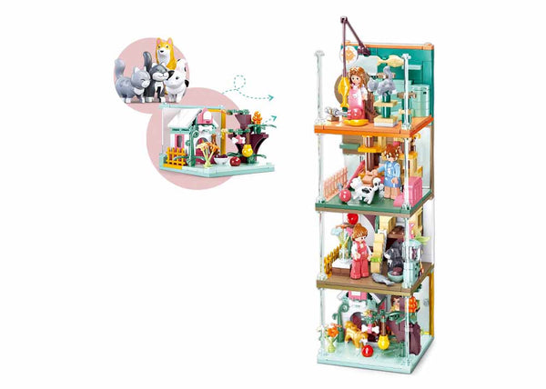 Mini Sets / Mini Pet Scene Building 8 sets in One Mega Pack  - 868 Pieces - M38-B0919