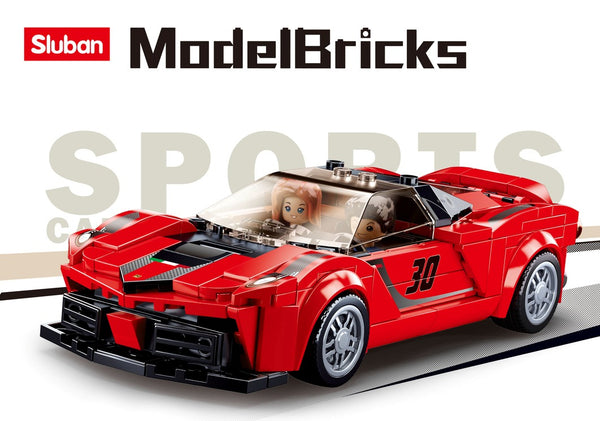 Italian Premium Red Sports Car  - M38-B0955